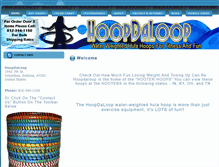 Tablet Screenshot of hoopdaloop.com